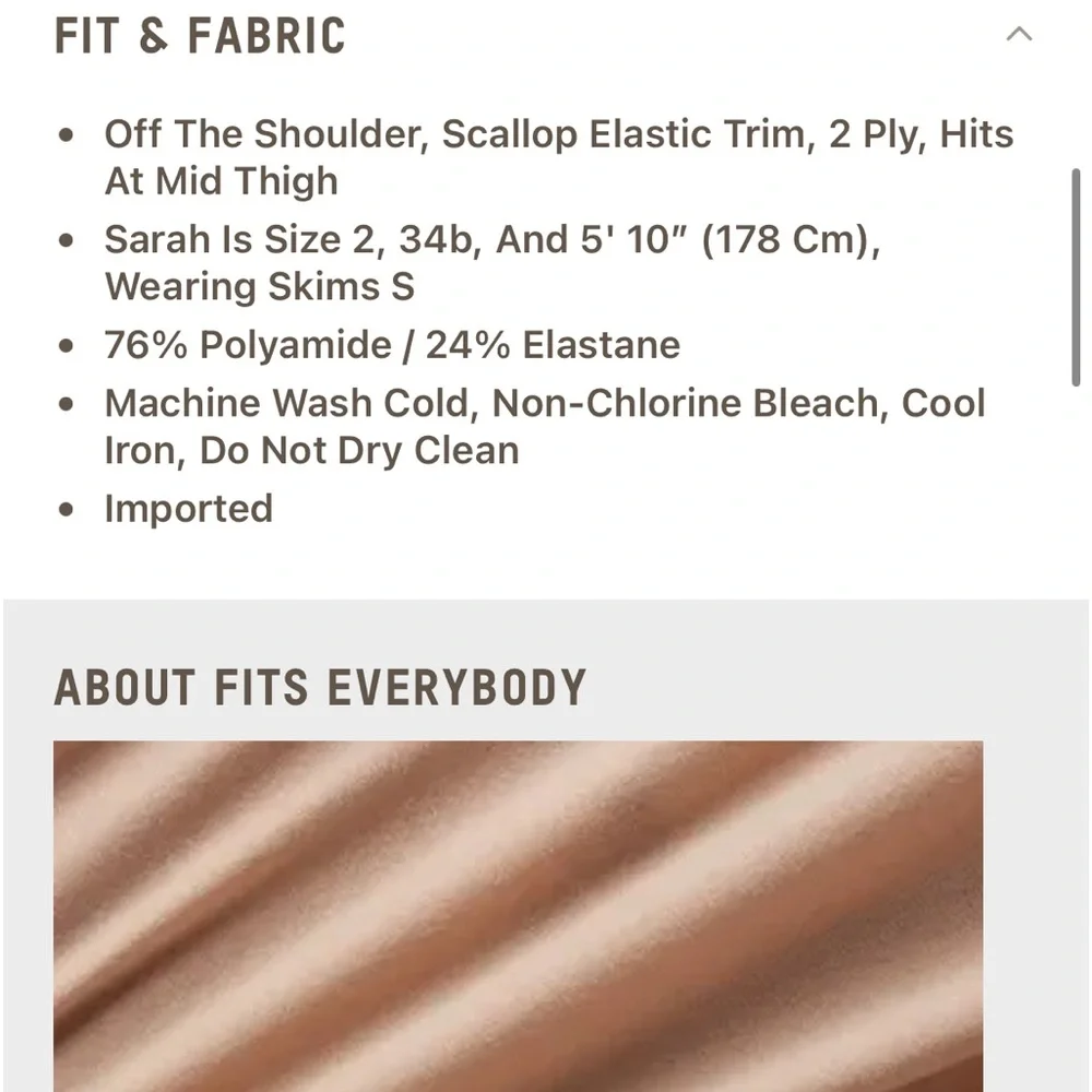 SKIMS Off-Shoulder Black Bodysuit - Picture 4 of 9